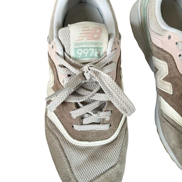 New Balance 997H Women’s Size 8 Tan Pink Shoes Sneakers - Picture 7 of 9